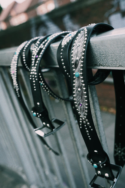 STUDDED BELT BLACK