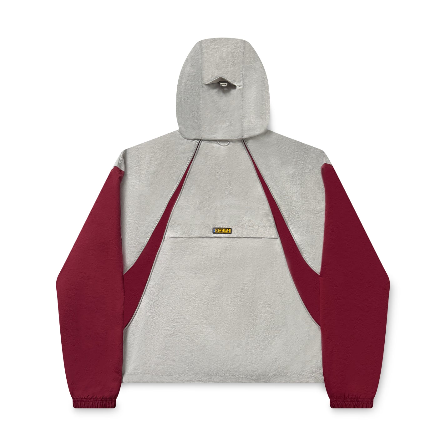 GULLYGUY JACKET - BURGUNDY/LIGHT GREY