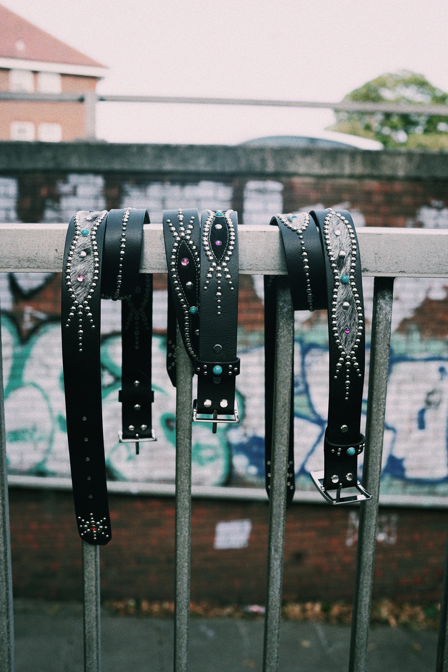 STUDDED BELT BLACK