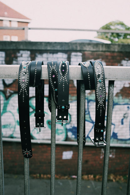 STUDDED BELT BLACK