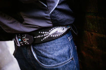 STUDDED BELT BLACK
